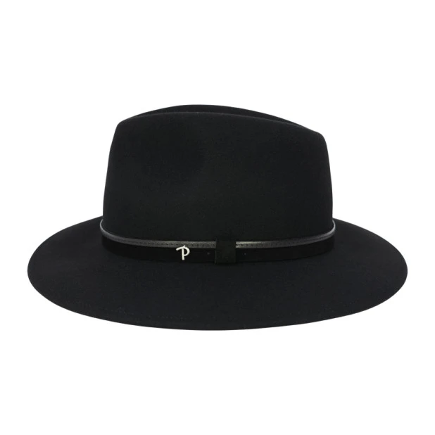 Panizza Fedora Wolvilt Hoed | Black | www.pietkoopmans.nl