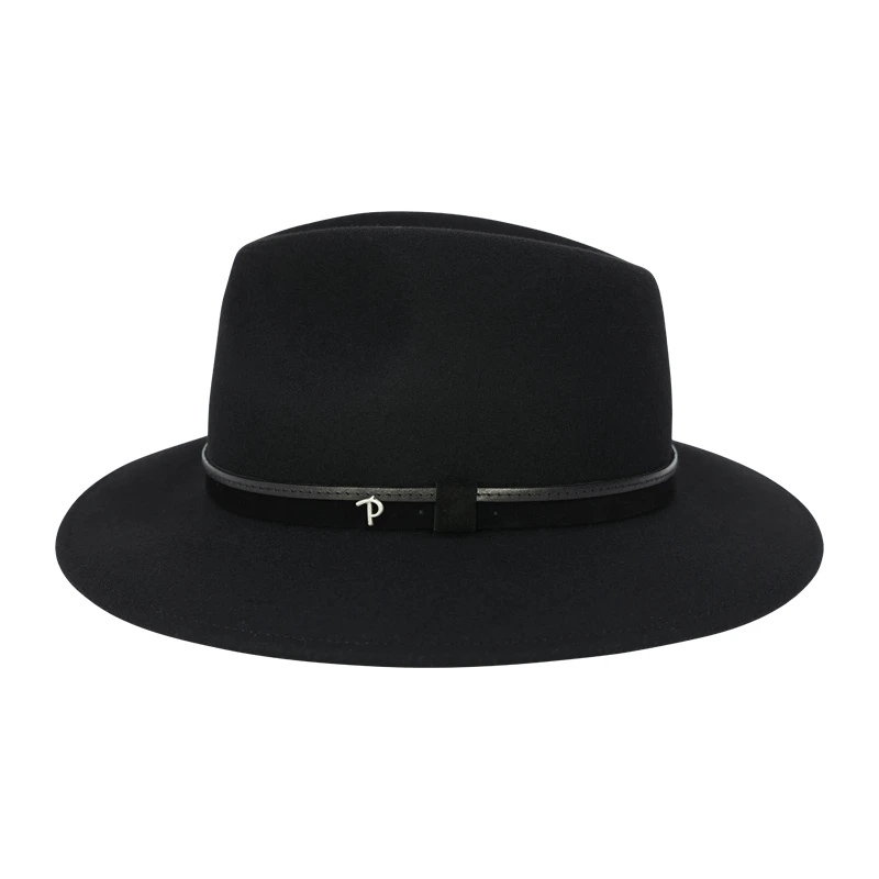 Panizza Fedora Wolvilt Hoed | Black | www.pietkoopmans.nl