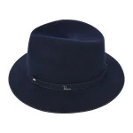 Panizza Fedora Felt Hoed | Amiata Marine | www.pietkoopmans.nl