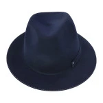 Panizza Fedora Felt Hoed | Amiata Marine | www.pietkoopmans.nl