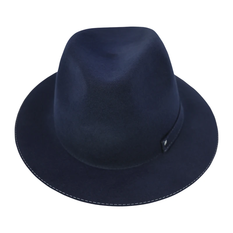 Panizza Fedora Felt Hoed | Amiata Marine | www.pietkoopmans.nl