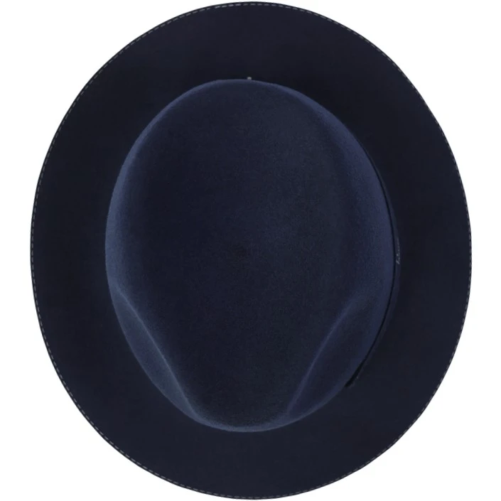 Panizza Fedora Felt Hoed | Amiata Marine | www.pietkoopmans.nl