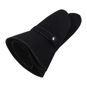 Panizza Fedora Felt Hoed | Amiata Zwart