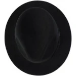Panizza Fedora Felt Hoed | Amiata Zwart | www.pietkoopmans.nl