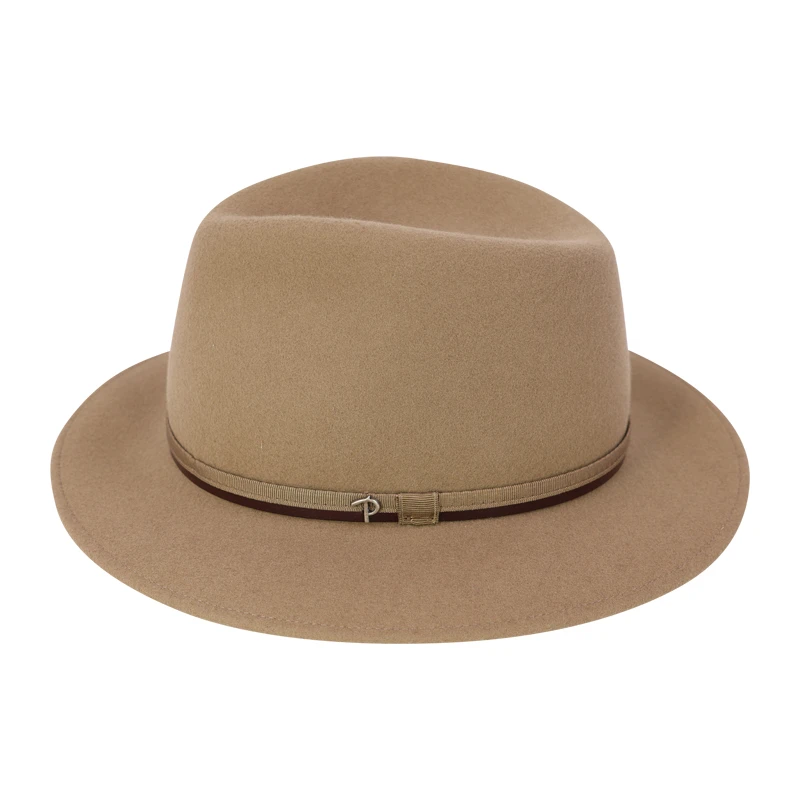 Panizza Fedora Wolvilt Hoed | Camel | www.pietkoopmans.nl