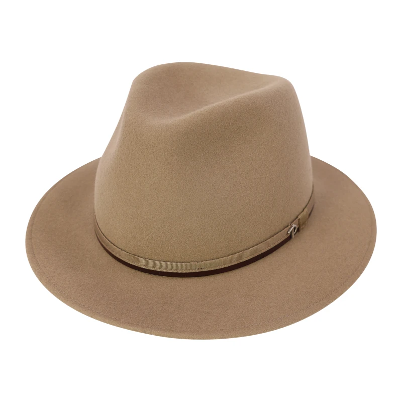 Panizza Fedora Wolvilt Hoed | Camel | www.pietkoopmans.nl