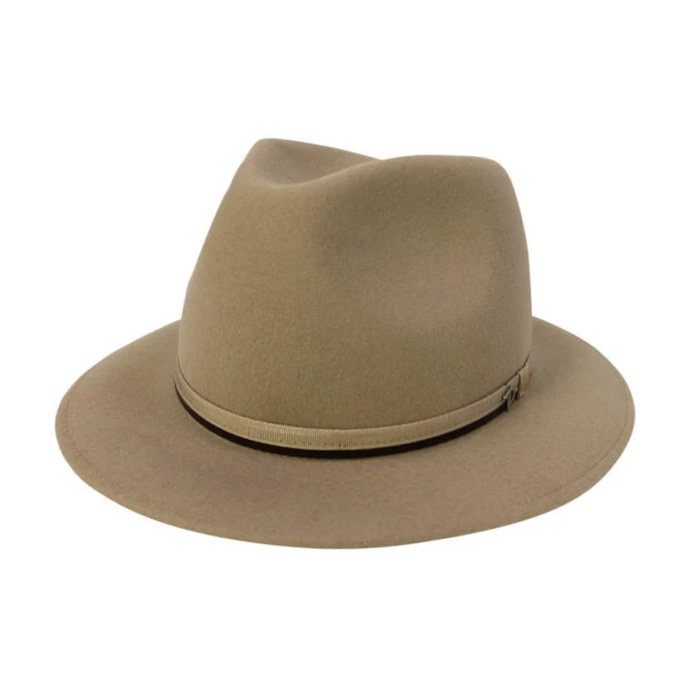 Panizza Fedora Wolvilt Hoed | Beige | www.pietkoopmans.nl