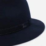 Panizza Luxe Fedora Wolvilt Hoed | Donkerblauw | www.pietkoopmans.nl