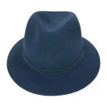 Panizza Luxe Fedora Wolvilt Hoed | Indigo | www.pietkoopmans.nl