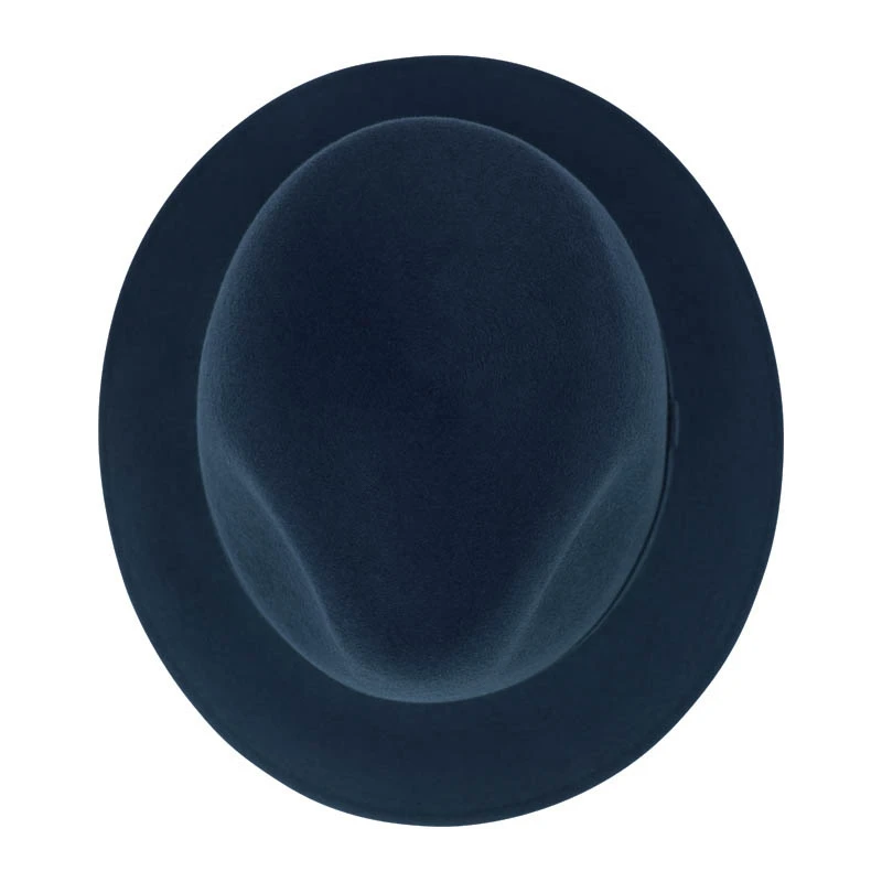 Panizza Luxe Fedora Wolvilt Hoed | Indigo | www.pietkoopmans.nl