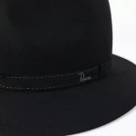 Panizza Luxe Fedora Wolvilt Hoed | Noir | www.pietkoopmans.nl