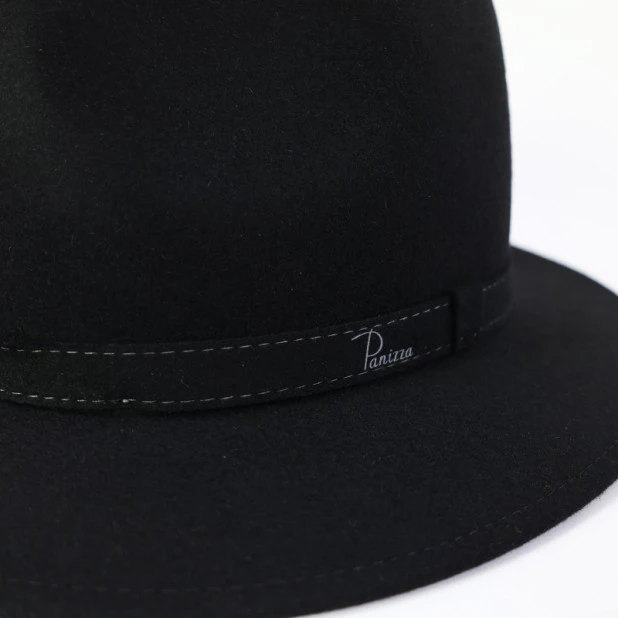 Panizza Luxe Fedora Wolvilt Hoed | Noir | www.pietkoopmans.nl