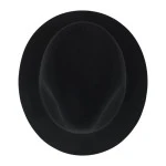 Panizza Luxe Fedora Wolvilt Hoed | Noir | www.pietkoopmans.nl