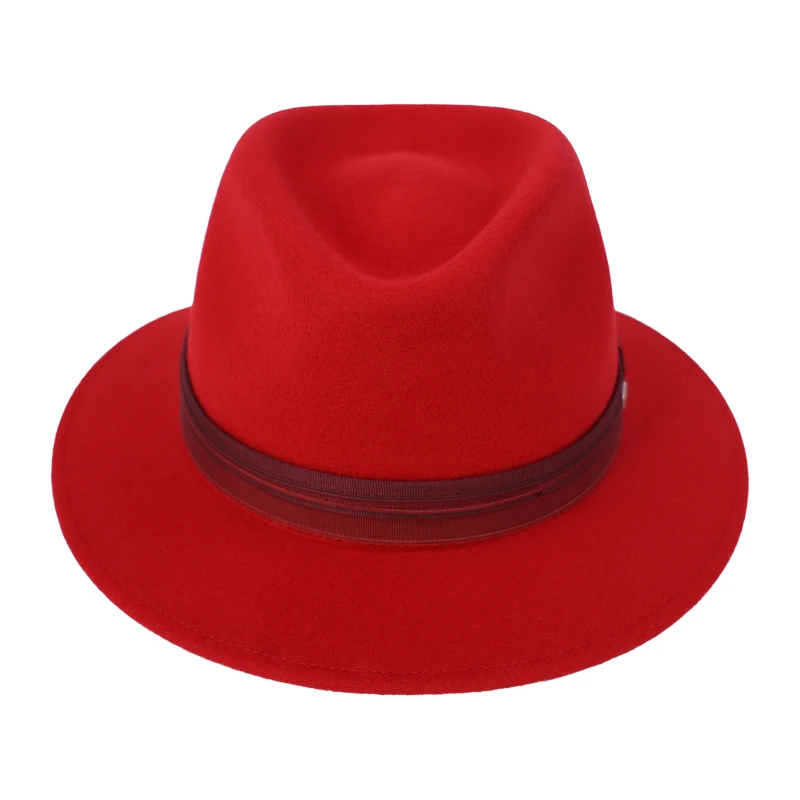 Panizza Potenza Felt Hoed | Rood | www.pietkoopmans.nl