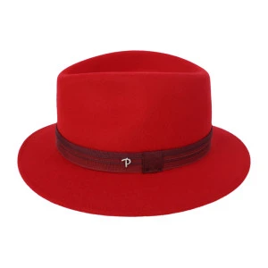 Panizza Potenza Felt Hoed | Rood