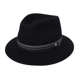 Panizza Potenza Felt Hoed | Zwart