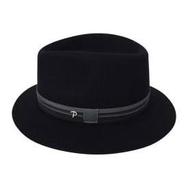 Panizza Potenza Felt Hoed | Zwart