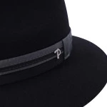 Panizza Potenza Felt Hoed | Zwart | www.pietkoopmans.nl