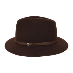 Panizza Fedora Wolvilt Hoed | Brown
