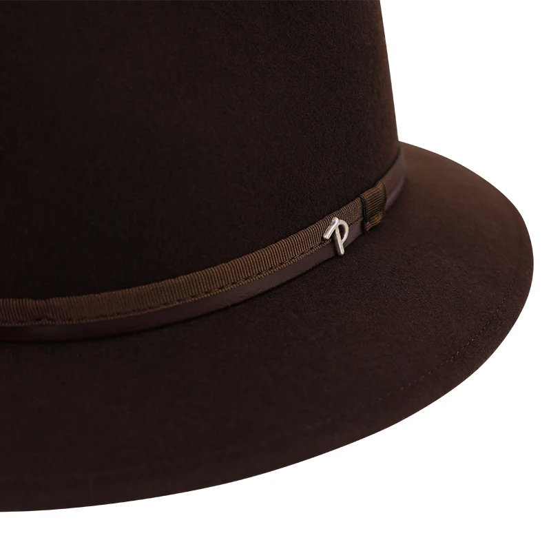 Panizza Fedora Wolvilt Hoed | Brown | www.pietkoopmans.nl