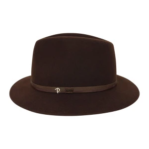 Panizza Fedora Wolvilt Hoed | Brown