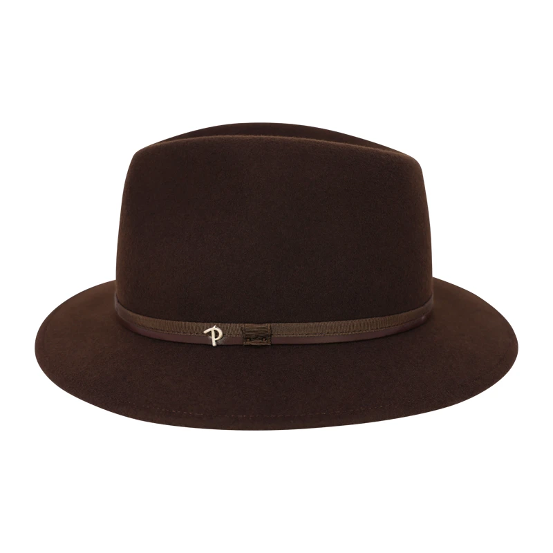 Panizza Fedora Wolvilt Hoed | Brown | www.pietkoopmans.nl