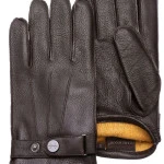 Pearlwood Hertenleer Handschoen | Donkerbruin | www.pietkoopmans.nl