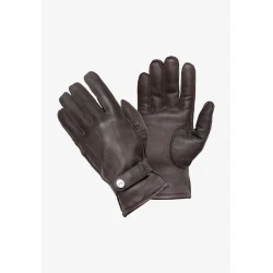 Pearlwood Hertenleer Handschoen | Donkerbruin