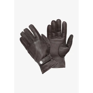 Pearlwood Hertenleer Handschoen | Donkerbruin