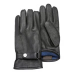 Pearlwood Hertenleer Handschoen | Zwart | www.pietkoopmans.nl