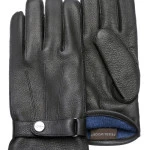 Pearlwood Hertenleer Handschoen | Zwart | www.pietkoopmans.nl