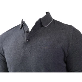 Pierre Cardin Polo Lange Mouwen | Grijs