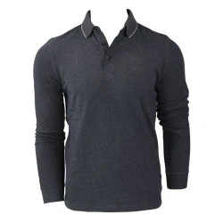 Pierre Cardin Polo Lange Mouwen | Grijs