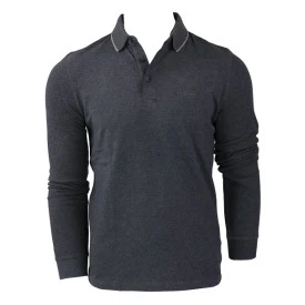 Pierre Cardin Polo Lange Mouwen | Grijs