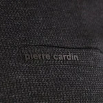 Pierre Cardin Polo Lange Mouwen | Antraciet Zwart Print | www.pietkoopmans.nl