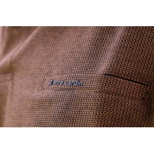 Pierre Cardin Polo Lange Mouwen | Camel Marine Print