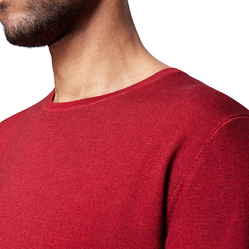 Pierre Cardin Trui Merino Wol | Rood | www.pietkoopmans.nl