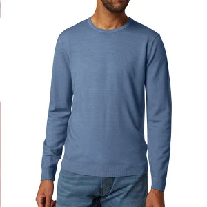 Pierre Cardin Trui Merino Wol | Lichtblauw