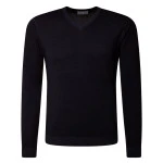 Pierre Cardin Trui Merino Wol | Marine | www.pietkoopmans.nl