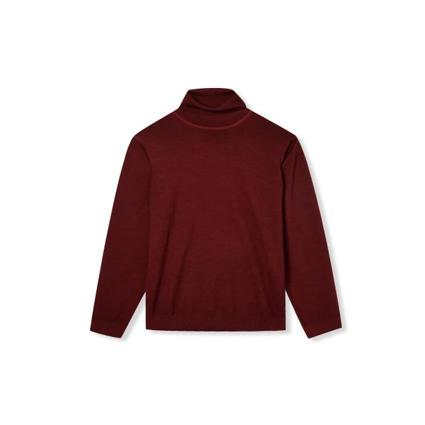 Pierre Cardin Merinowol Coltrui | Rood | www.pietkoopmans.nl