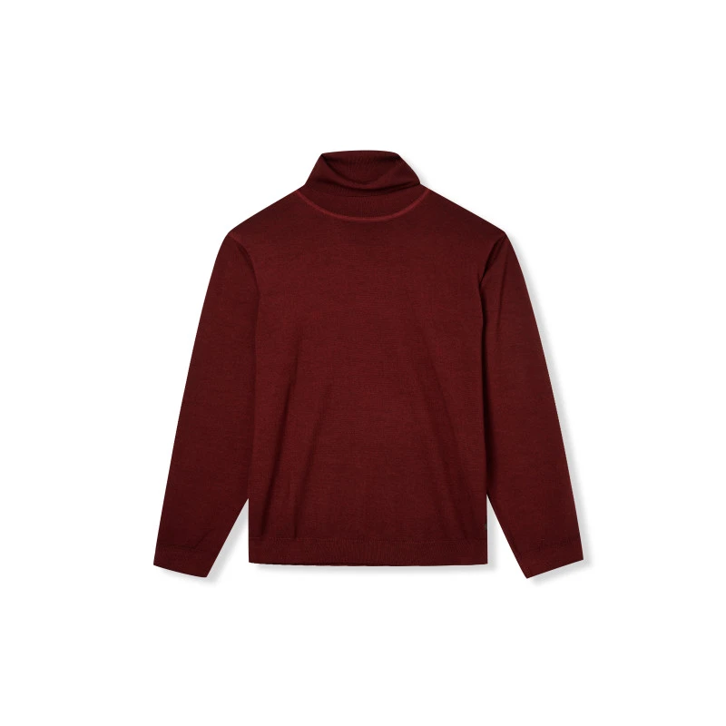 Pierre Cardin Merinowol Coltrui | Rood | www.pietkoopmans.nl