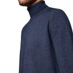 Pierre Cardin Merinowol Coltrui | Denim | www.pietkoopmans.nl