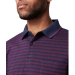 Pierre Cardin Polo Lange Mouwen | Warm Rood Gestreept | www.pietkoopmans.nl