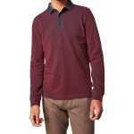 Pierre Cardin Polo Lange Mouwen | Rood Geprint | www.pietkoopmans.nl