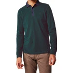 Pierre Cardin Polo Lange Mouwen | Groen Geprint | www.pietkoopmans.nl
