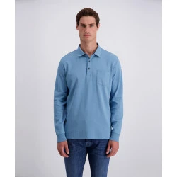 Pierre Cardin Polo Lange Mouw | Blauw