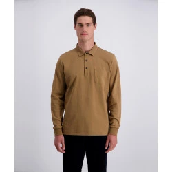 Pierre Cardin Polo Lange Mouw | Camel