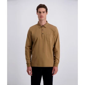 Pierre Cardin Polo Lange Mouw | Camel