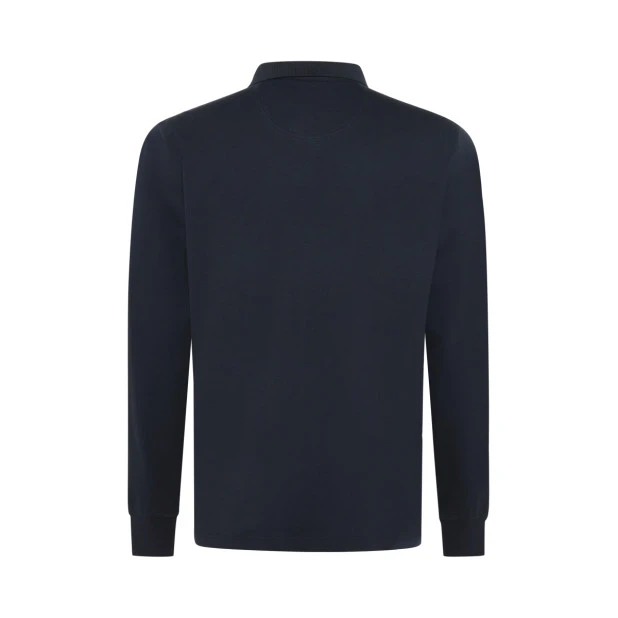 Pierre Cardin Polo Lange Mouw | Navy | www.pietkoopmans.nl
