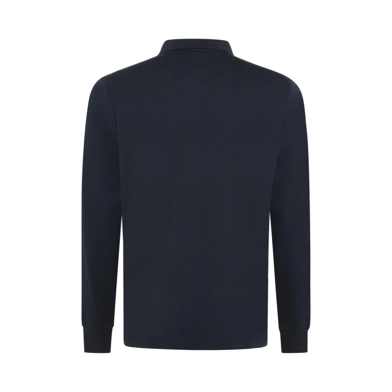 Pierre Cardin Polo Lange Mouw | Navy | www.pietkoopmans.nl